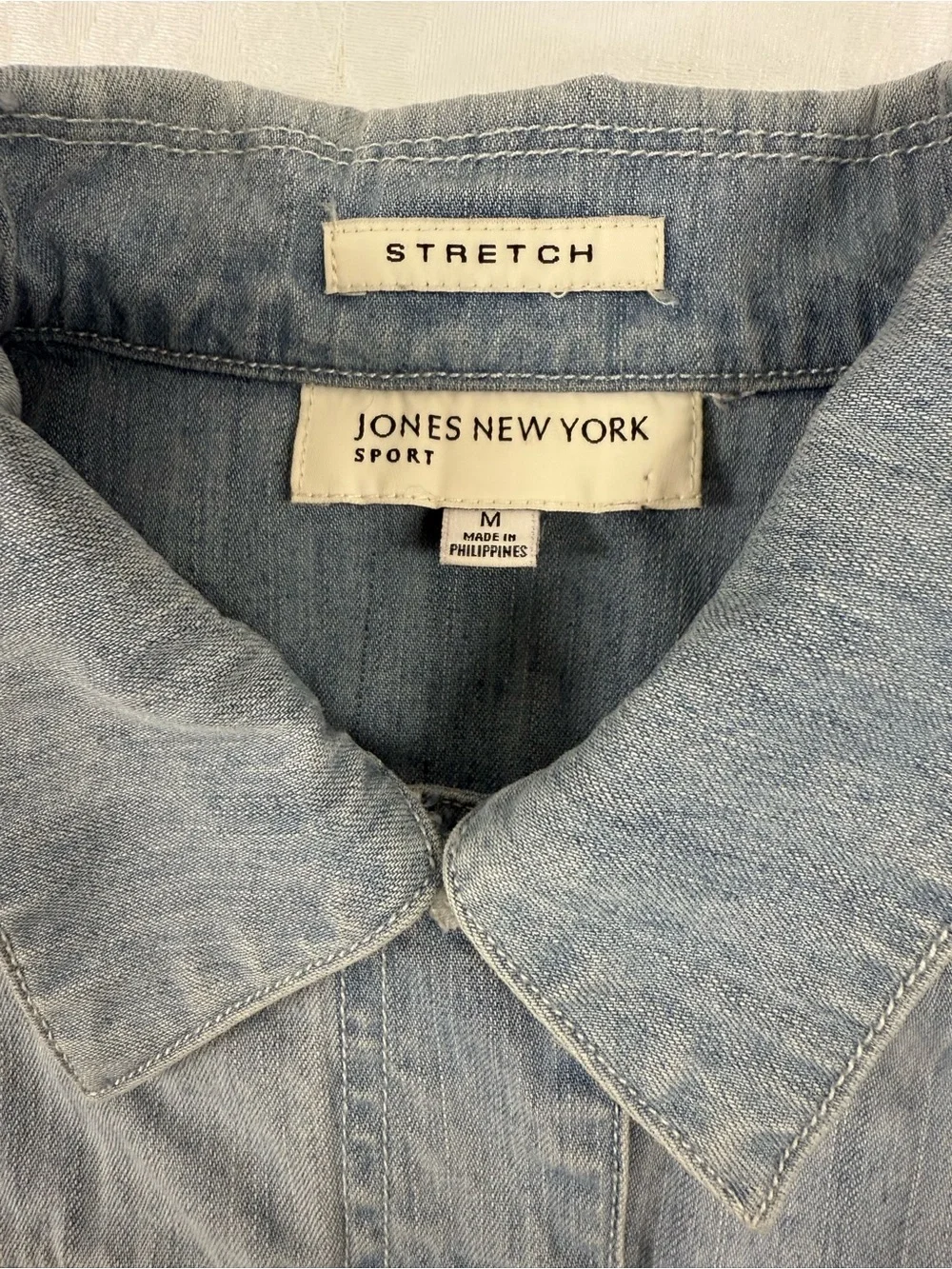 Jones New York Light Wash Denim Jacket